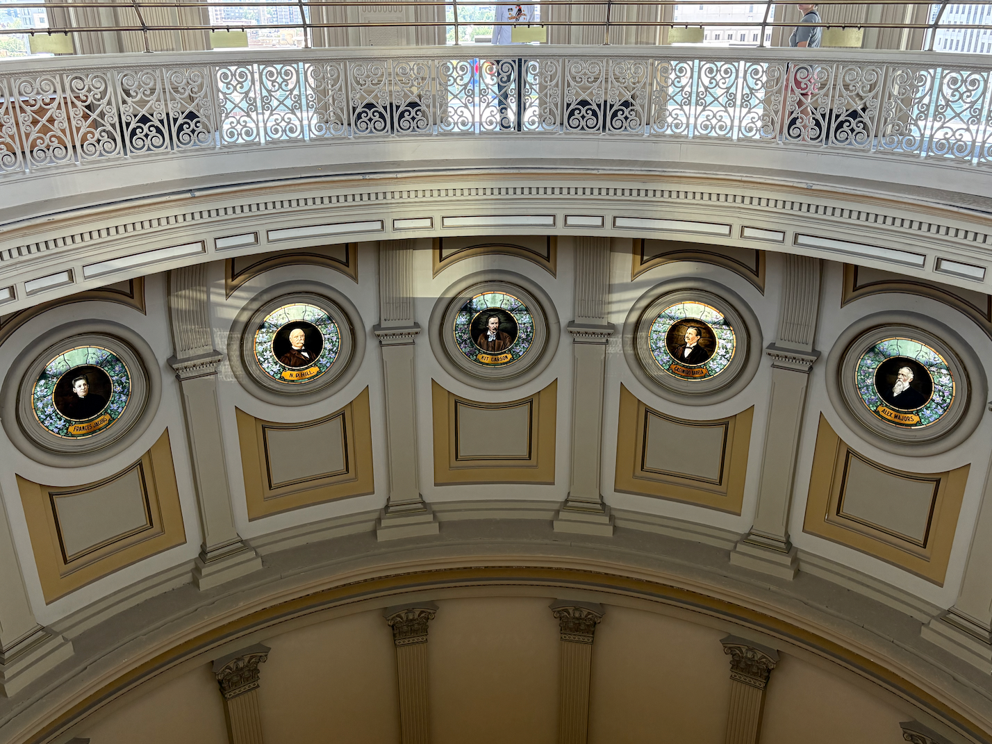 View from the Capitol dome observation deck